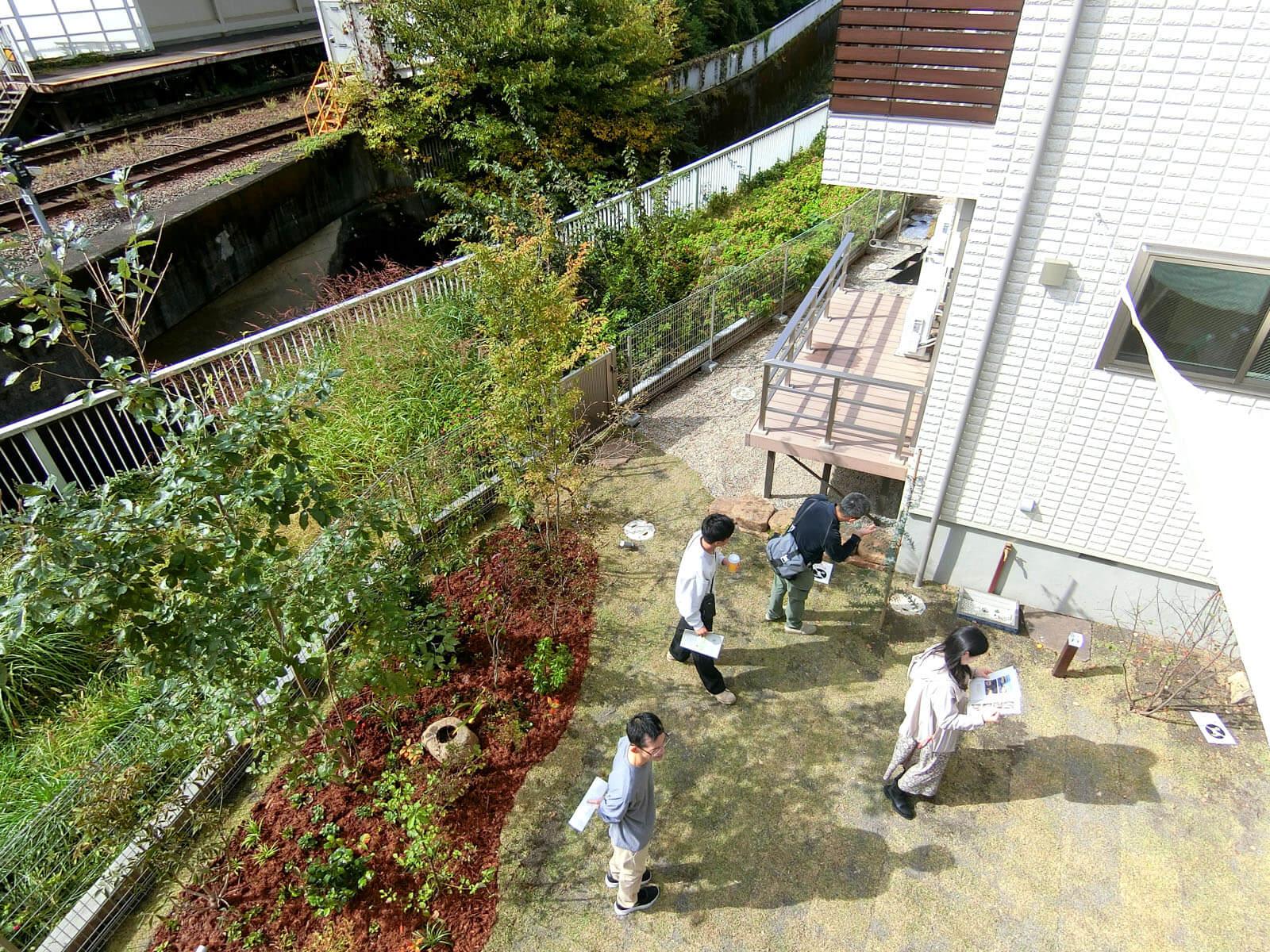 三鷹市井の頭の賃貸物件/この庭を使って、焚火会や青空ヨガをやったこともあるそう