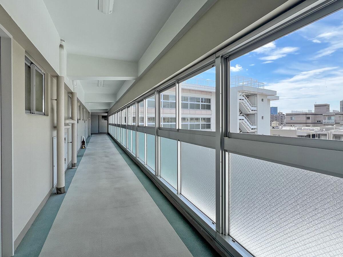 文京区関口の賃貸物件/共用廊下