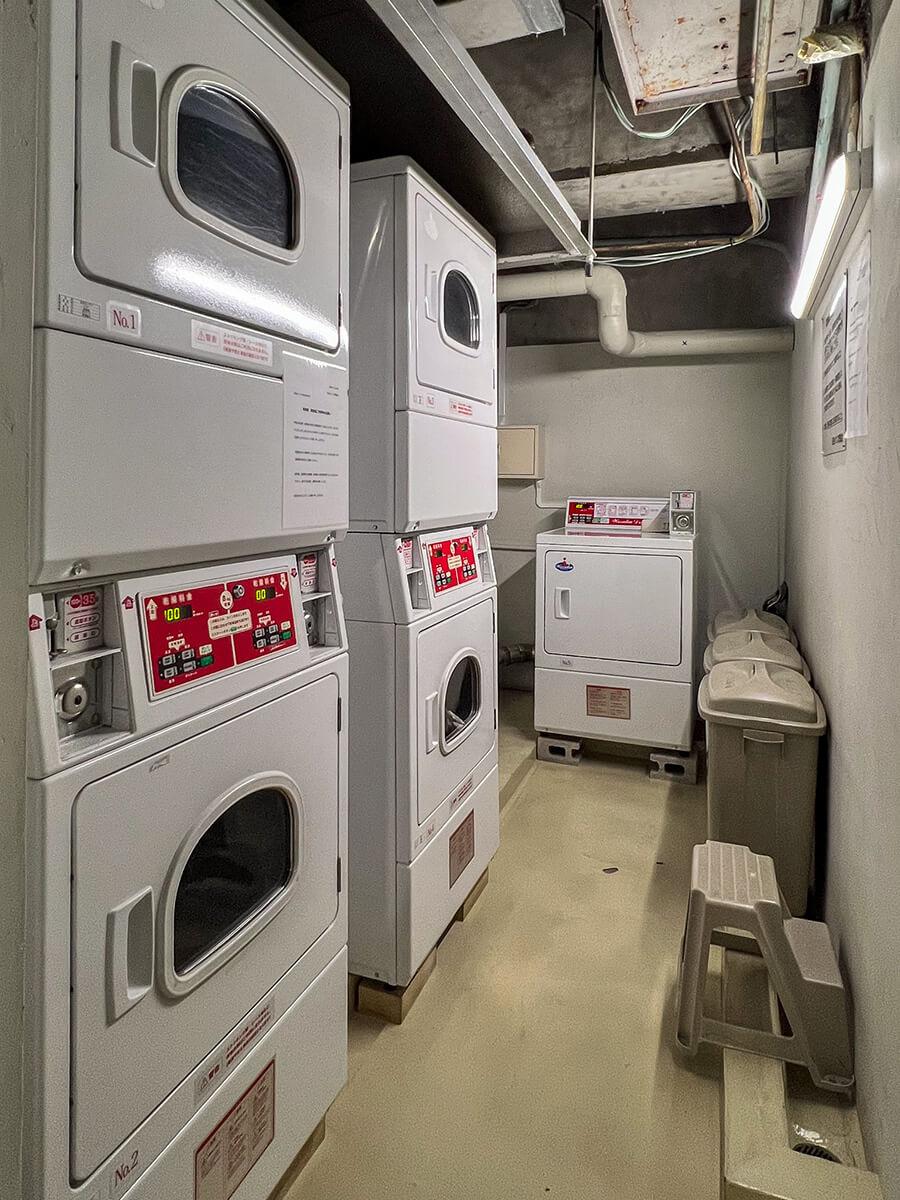文京区関口の賃貸物件/有料の衣類乾燥機も地下にあります