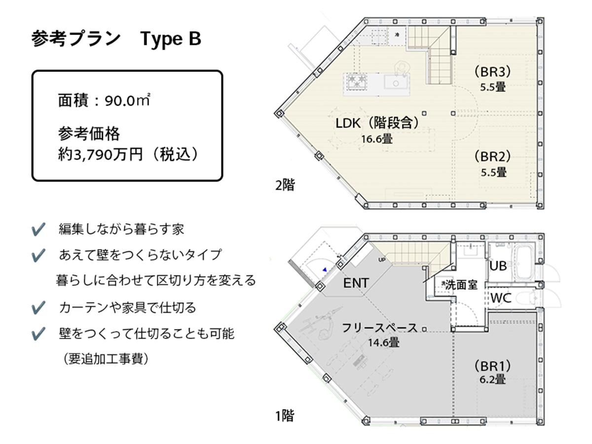 町田市忠生の売買物件/参考プランタイプB