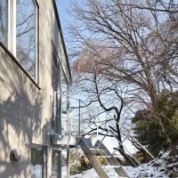 町田市忠生の売買物件/（参考）竣工した1棟目の外観。森と隣り合う&copy;️Takumi Homma