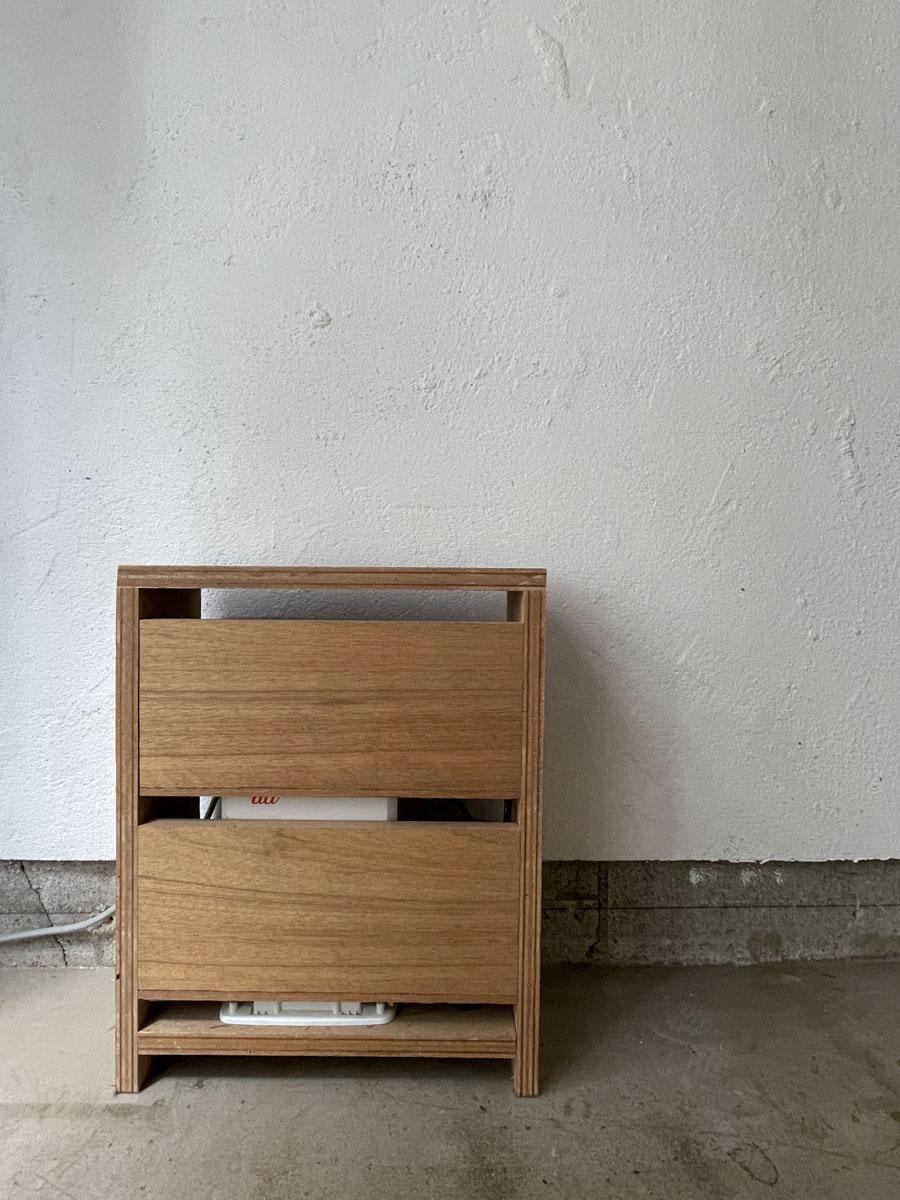 中央区日本橋横山町の賃貸物件/Wi-Fiが隠れるようようなBOXも造作されていてかわいい