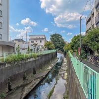杉並区久我山の賃貸物件/神田川沿いは遊歩道で、散歩にちょうど良さそう