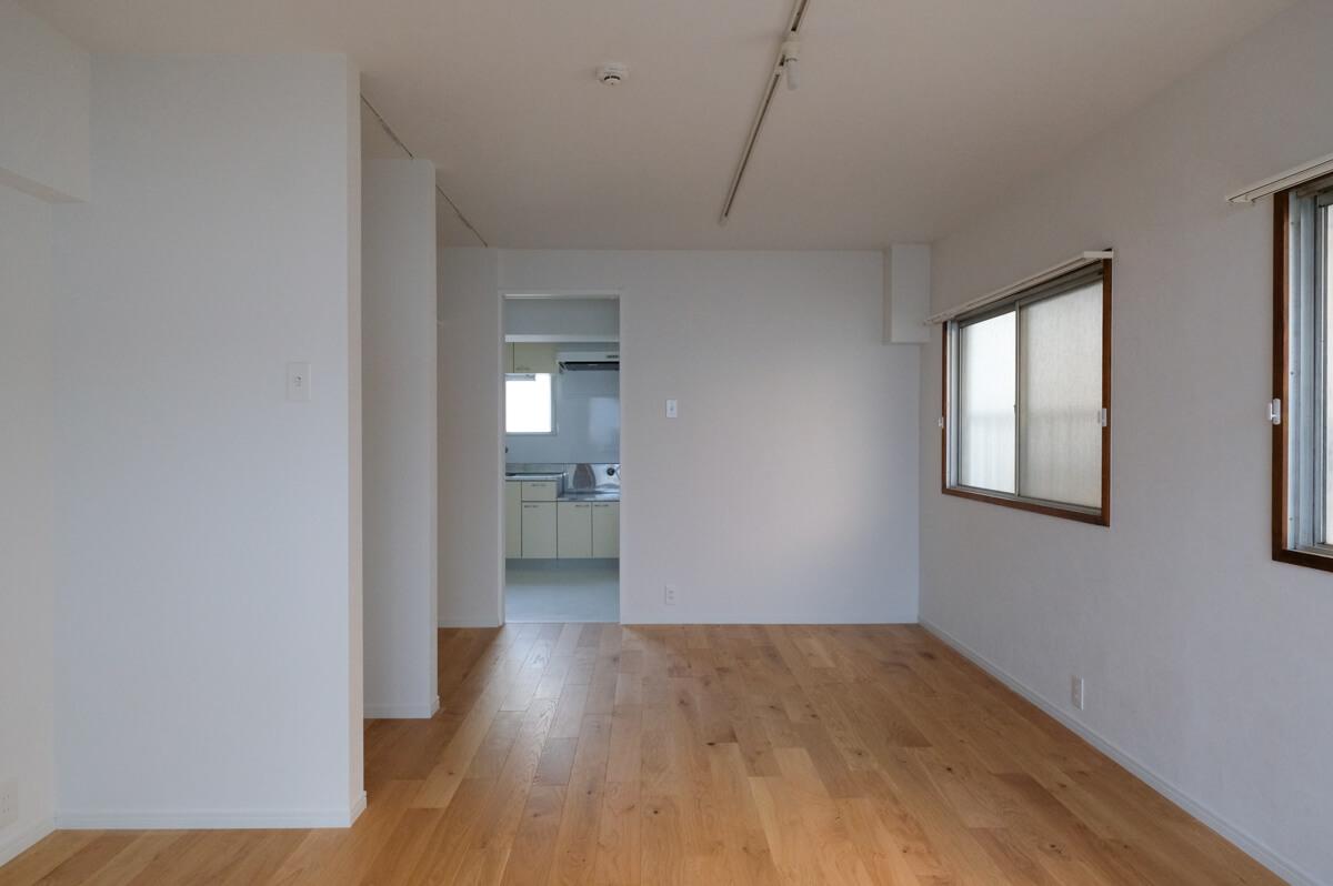 品川区上大崎の賃貸物件/もともと2部屋あった間取りを変更し、ひとつの部屋に変更しました