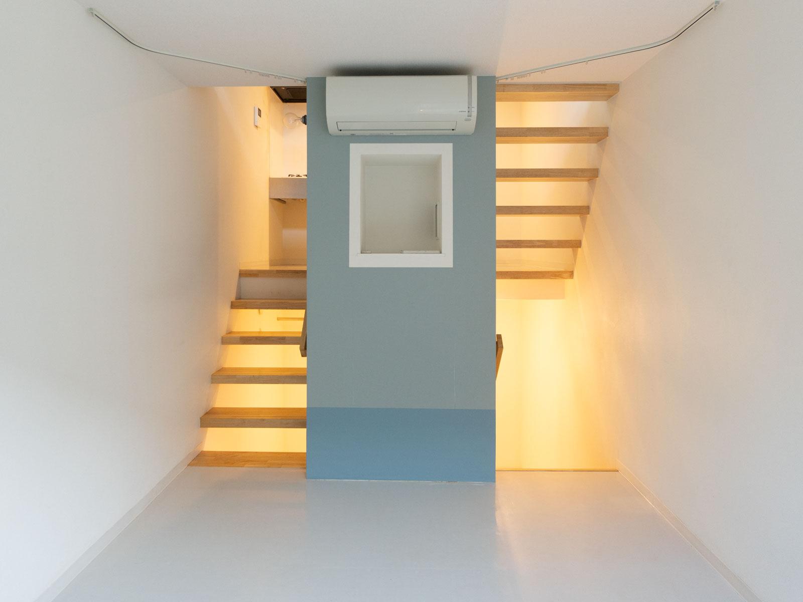 大田区東六郷の賃貸物件/2階：窓側からみる