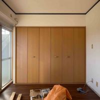 江東区清澄の賃貸物件/リビング西側は1面クローゼットです