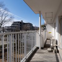 神奈川県川崎市多摩区三田の賃貸物件/日当たりの良いベランダ