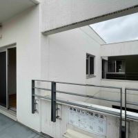 武蔵野市中町の賃貸物件/2階、東側のバルコニーから西に向かって
