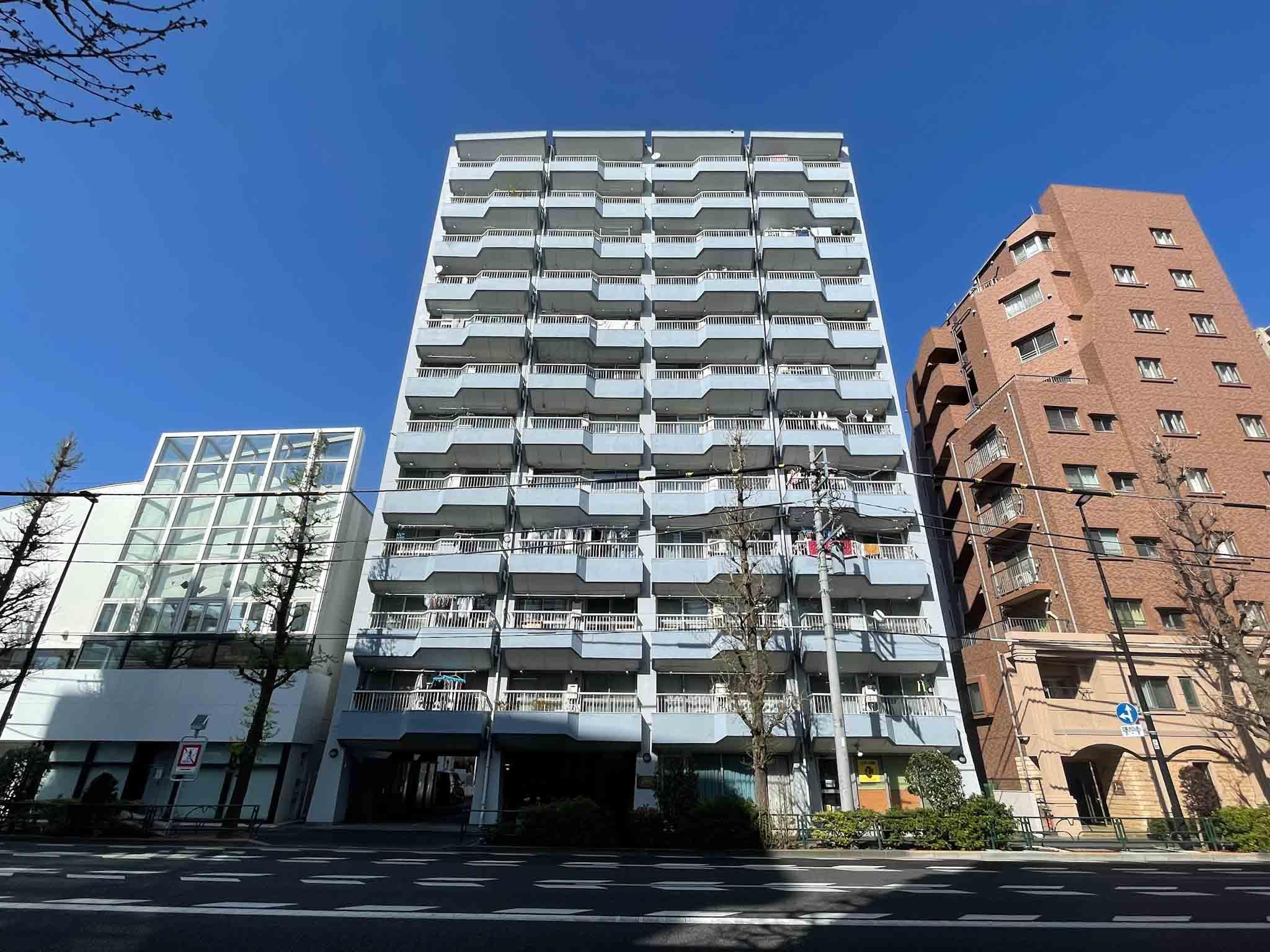 杉並区桃井の賃貸物件/外観を南側から