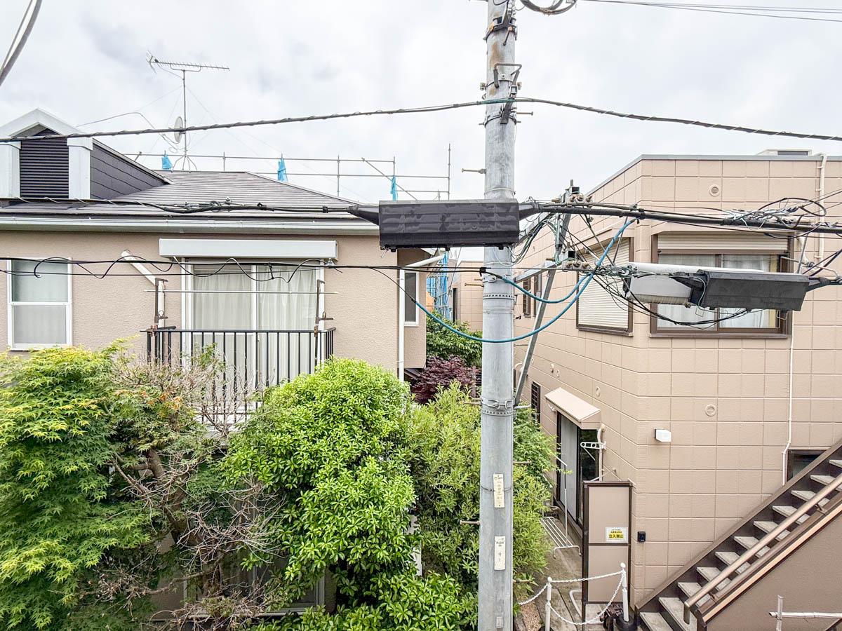 品川区西五反田の賃貸物件/北側眺望。北側なので直射は望めないですが、空が抜けているので明るさは確保できます