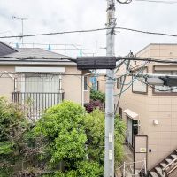 品川区西五反田の賃貸物件/北側眺望。北側なので直射は望めないですが、空が抜けているので明るさは確保できます