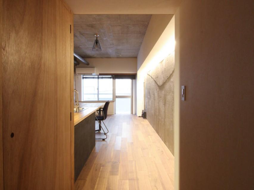 新宿区西新宿の賃貸物件/玄関からの眺めも美しい