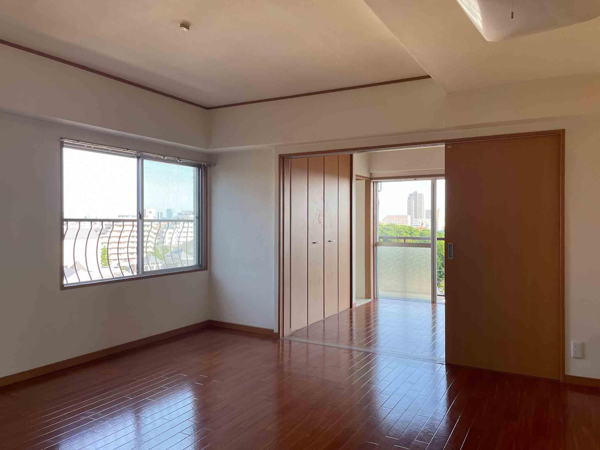 杉並区梅里の賃貸物件/南東向きの角部屋で、リビング・寝室共に朝から爽快な日当たり