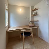 茨城県つくば市花畑の売買物件/C区画：1階には書斎。在宅勤務にうれしいスペース