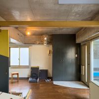新宿区西早稲田の賃貸物件/収納を背にして玄関方面への視点