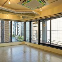 渋谷区渋谷の賃貸物件/4階事務所2からの景色。4階だと渋谷川は眼下にあります