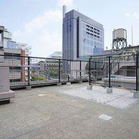 渋谷区渋谷の賃貸物件/4階事務所1専用の屋上。植物を置くなど、憩いのスペースを作ることが可能です