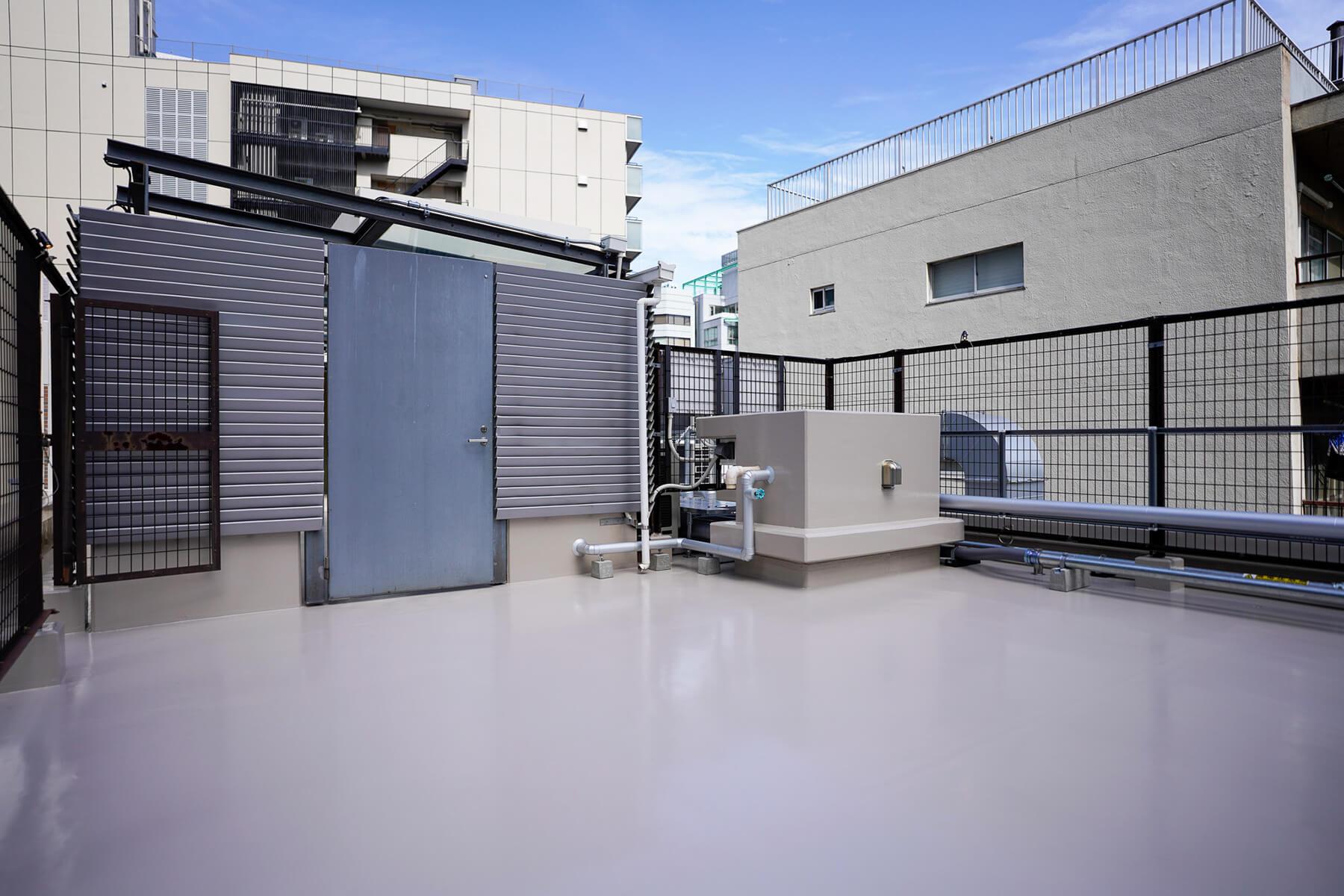 渋谷区渋谷の賃貸物件/4階事務所1専用の屋上。