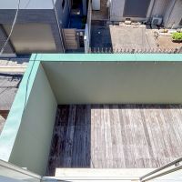 世田谷区駒沢の賃貸物件/3階：下にバルコニー