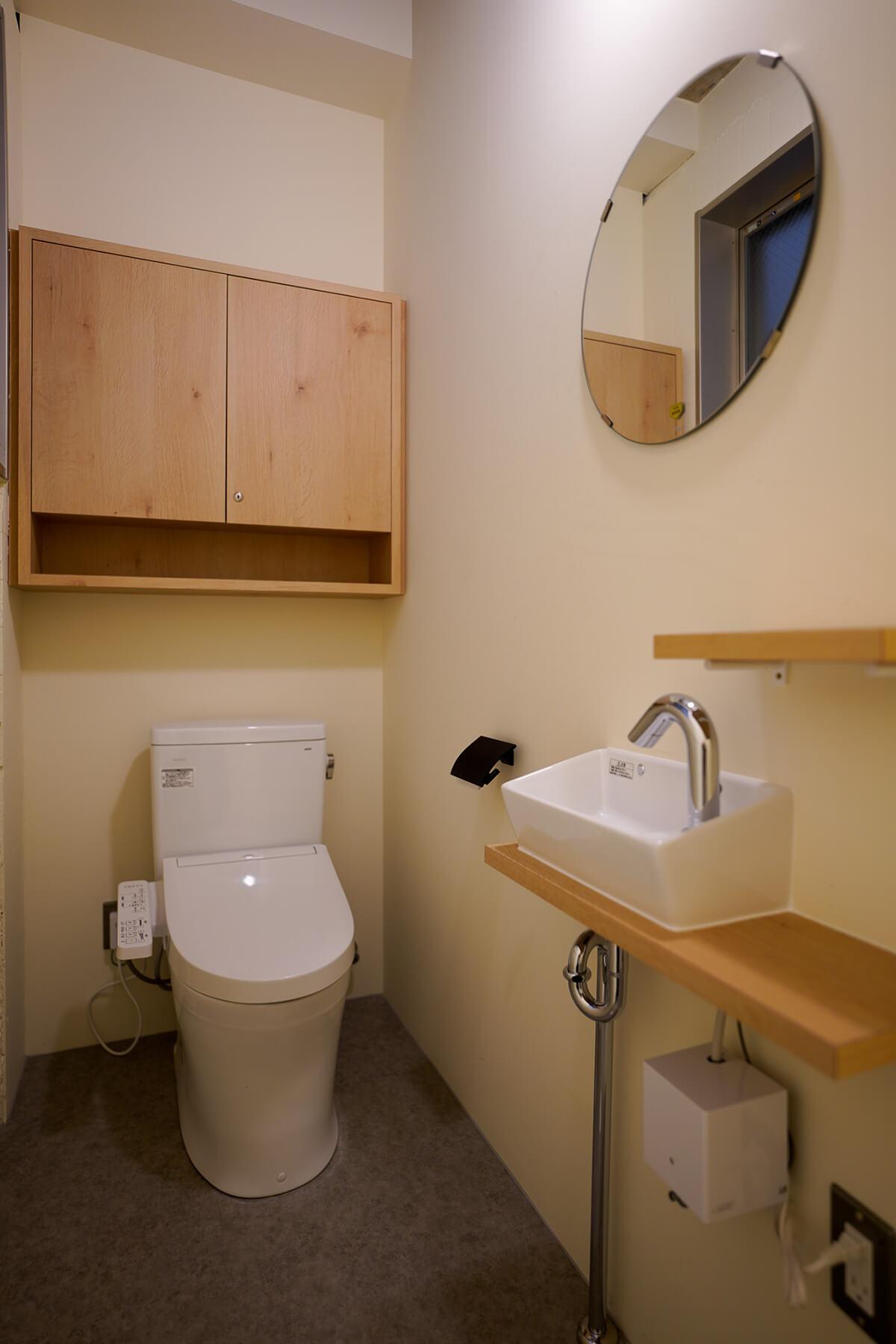 渋谷区渋谷の賃貸物件/共用トイレはこんな感じ。もう1つはバリアフリートイレです。毎日清掃が入る予定です