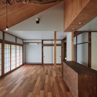 板橋区南町の賃貸物件/リビングのアナザーカット。障子を閉めるとこんな雰囲気
