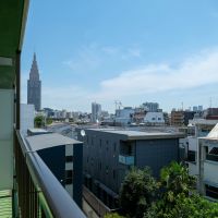 渋谷区代々木の賃貸物件/バルコニーからの眺め