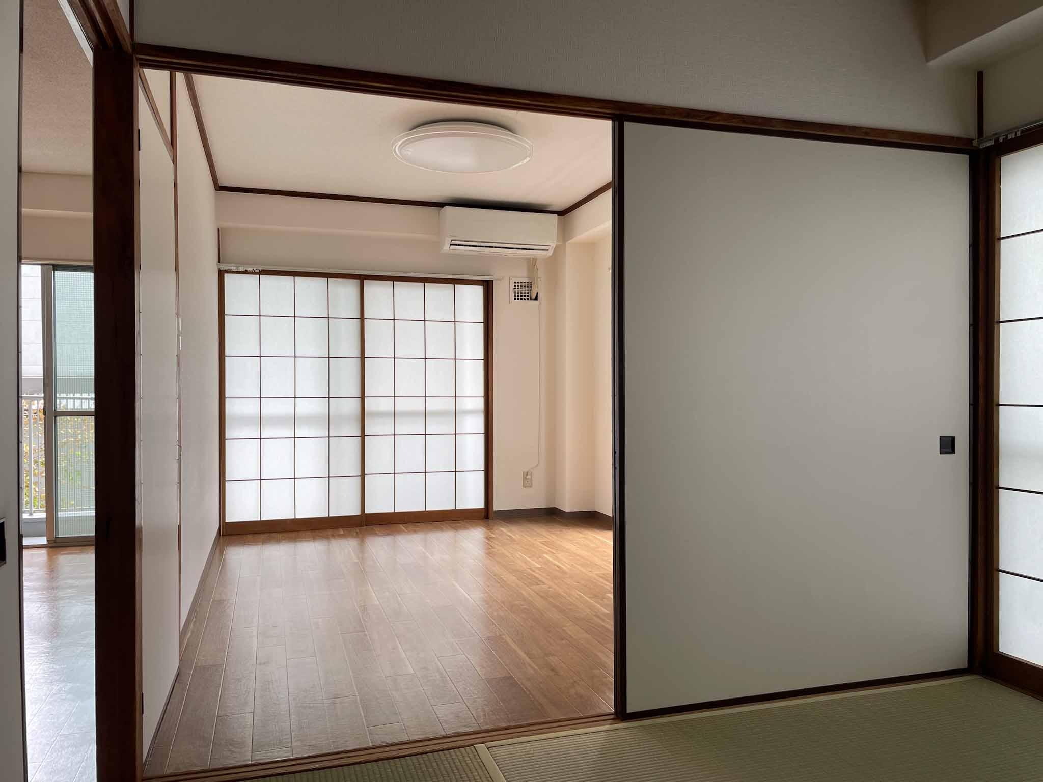 杉並区西荻北の賃貸物件/和室を南に向かって