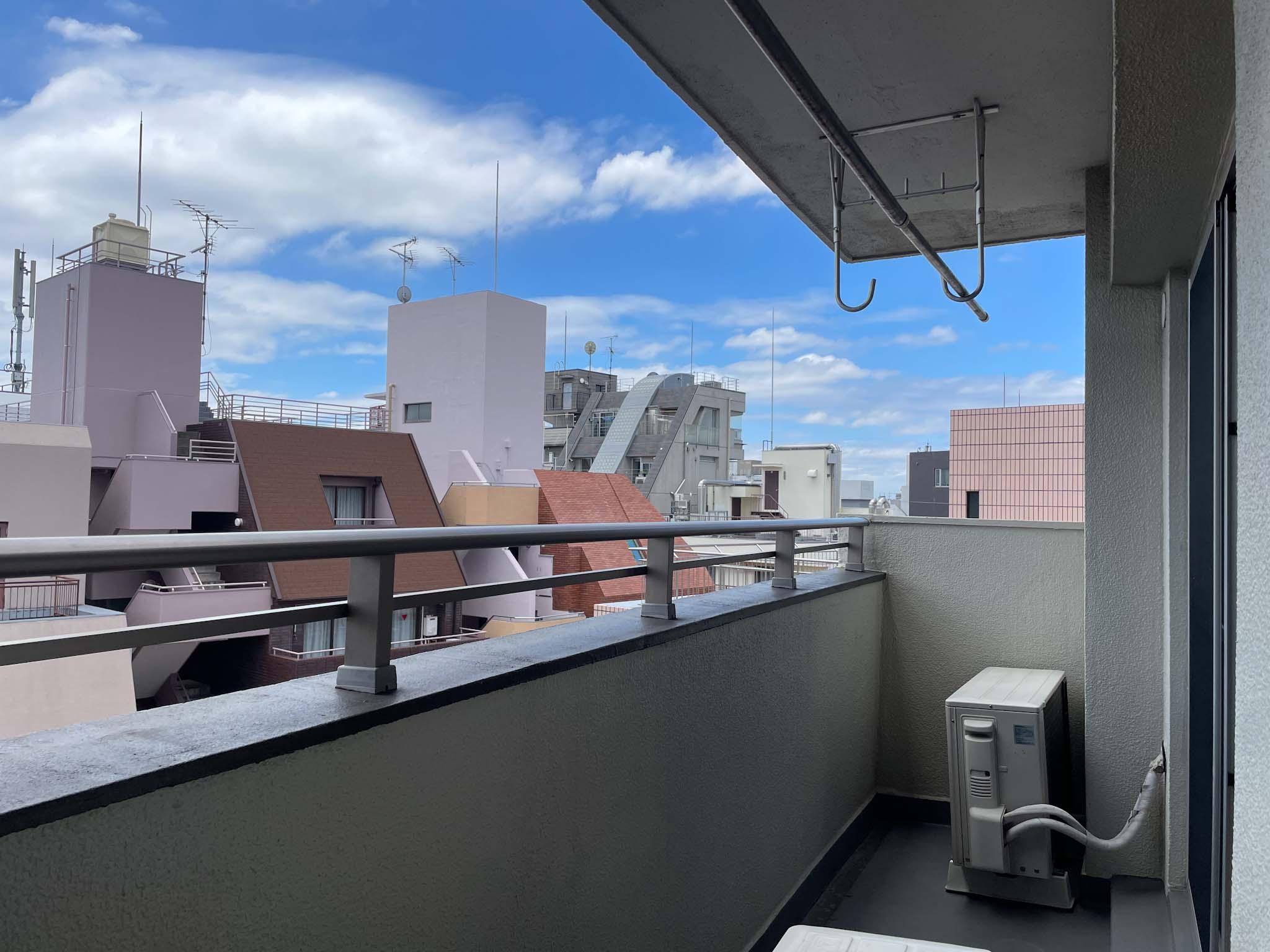 目黒区鷹番の賃貸物件/南側にベランダ