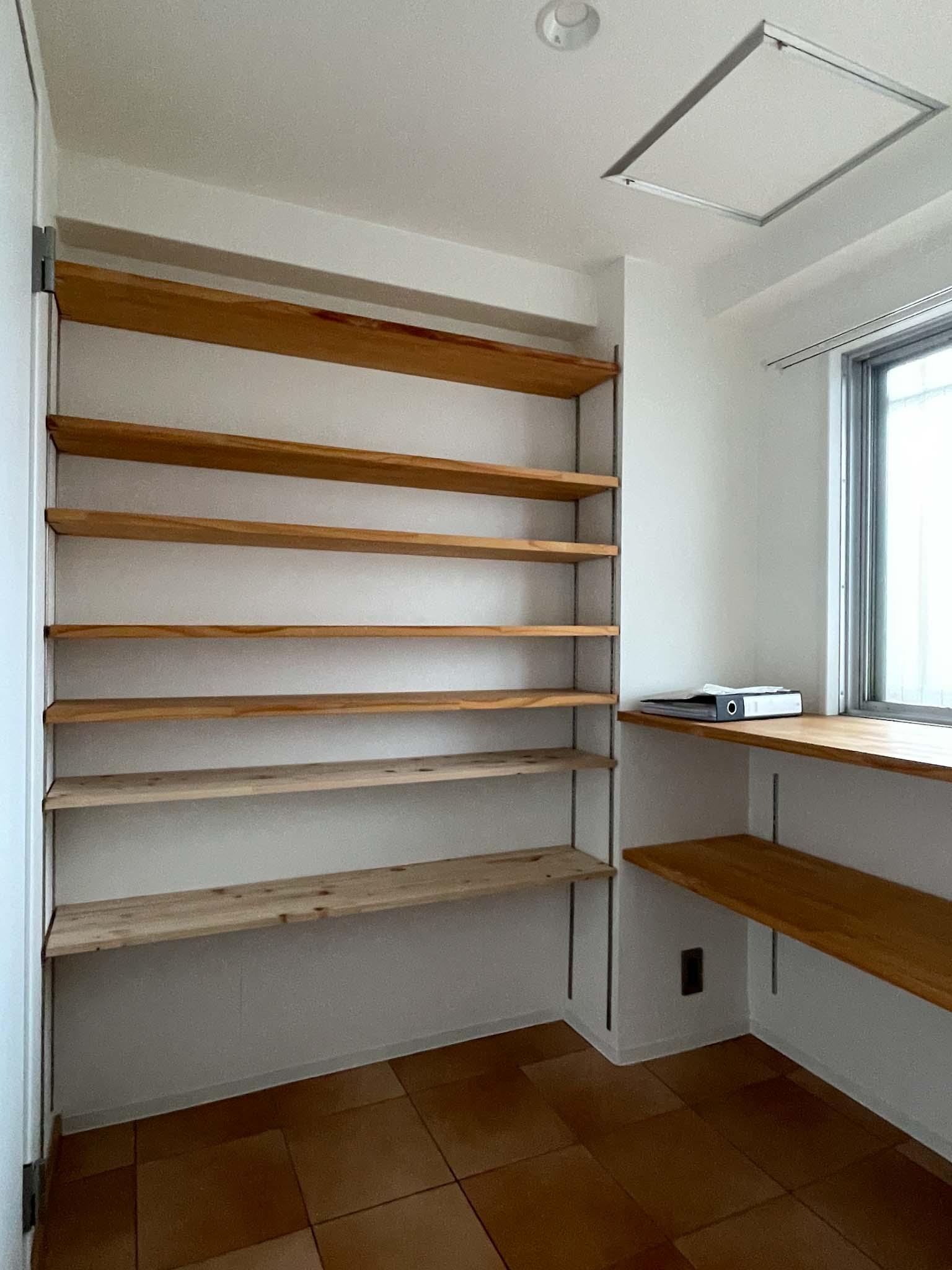 世田谷区三軒茶屋の賃貸物件/シューズクローク。1台であれば自転車を置けそうです