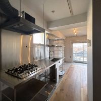 大田区西蒲田の賃貸物件/4口ガスコンロのステンレスキッチンが活躍を待ち侘びます