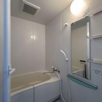 大田区西蒲田の賃貸物件/浴槽はわりとゆったり、追焚もできます