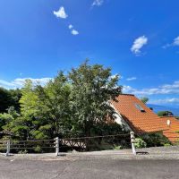 静岡県伊東市川奈の売買物件/外観｜道路よりも家は下がった位置にあります