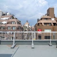 豊島区駒込の賃貸物件/屋上。空や街を眺めながら、のんびりできます