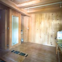 青梅市沢井の売買物件/未完成のサウナ室。ほぼ形はできてそうです