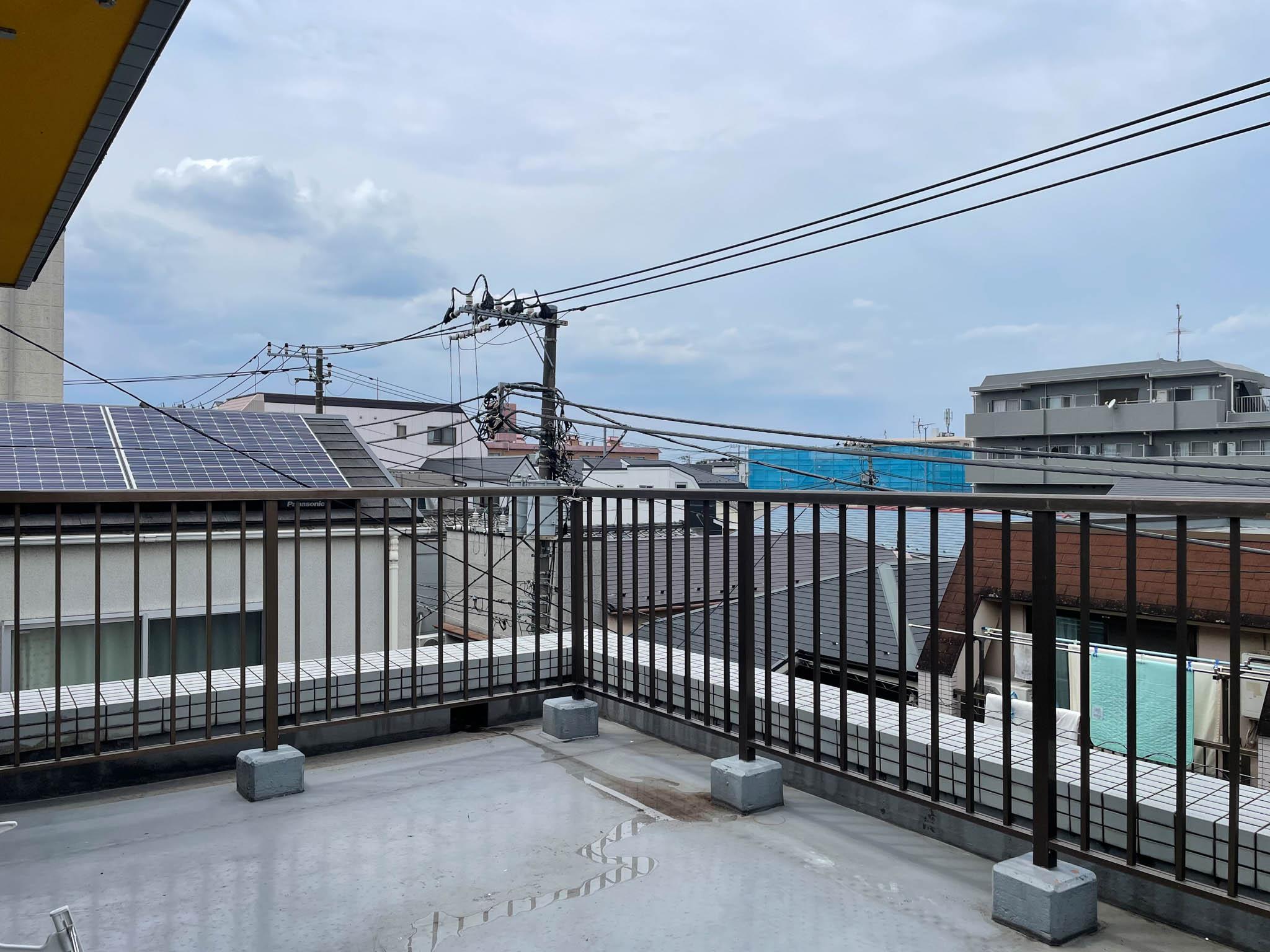 豊島区千早の賃貸物件/ちょっと広めのルーフバルコニーがあるだけで、生活のゆとりは変わります