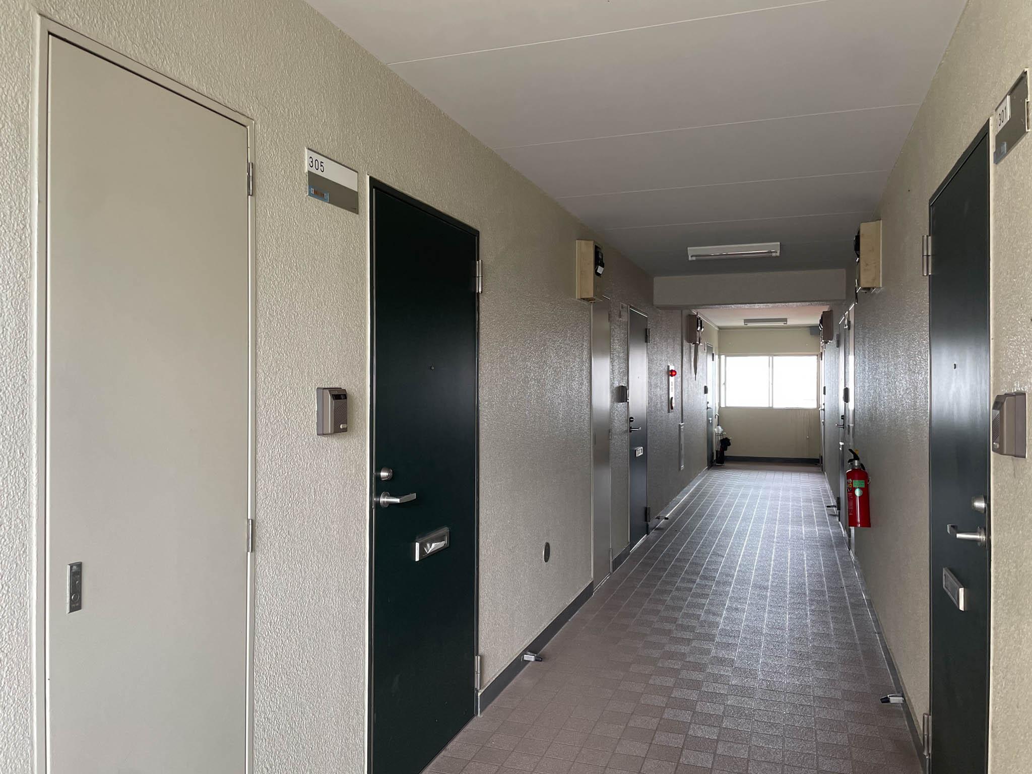 豊島区千早の賃貸物件/玄関外、共用部