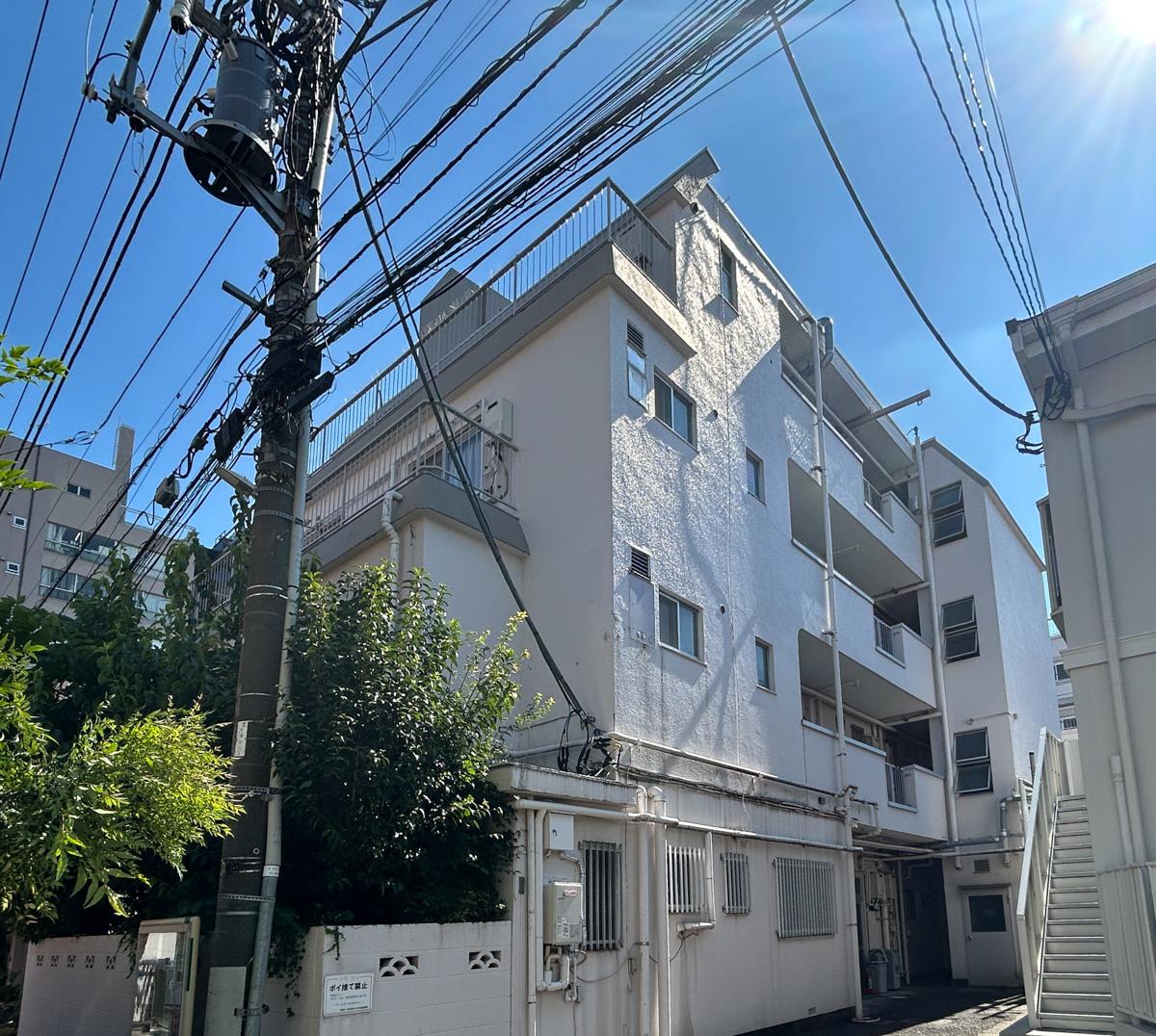 渋谷区幡ヶ谷の賃貸物件/マンション外観