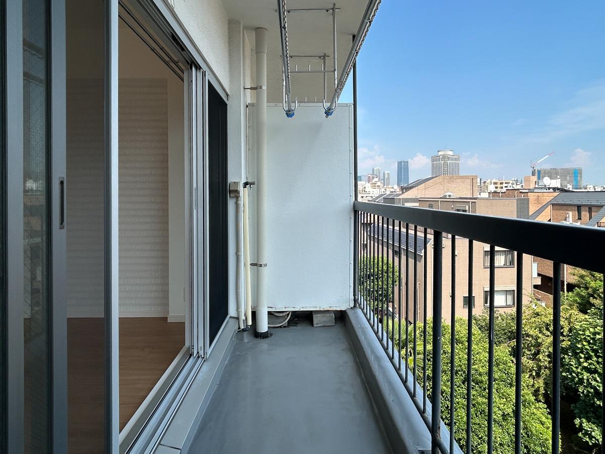 渋谷区恵比寿西の賃貸物件/ベランダ