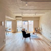 川崎市中原区下小田中の賃貸物件/リビング。壁紙には表現できない空気感