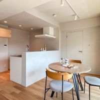 川崎市中原区下小田中の賃貸物件/ダイニングキッチン。ちょうどいいサイズ感