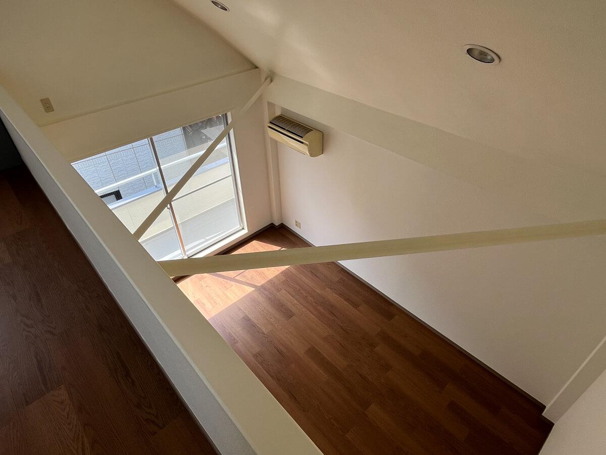 練馬区南田中の賃貸物件/3階から2階を見下ろす