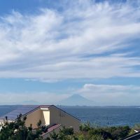 千葉県安房郡鋸南町元名の売買物件/屋上からは季節やタイミングによっては富士山も見える