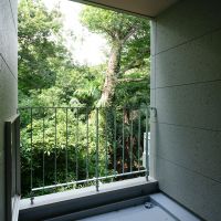 神奈川県横浜市港北区篠原町の賃貸物件/森棟はこのようなバルコニーがついている