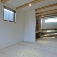 埼玉県志木市柏町の賃貸物件/2階：このフロアはカーテンレールがあるので二つに区切れる