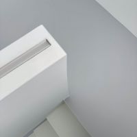 世田谷区赤堤の賃貸物件/床はマットな灰色のシート。シンプルで良いです