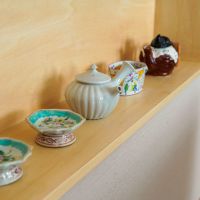 埼玉県所沢市小手指の売買物件/キッチンカウンターの奥行きを利用したニッチには、お気に入りを並べて