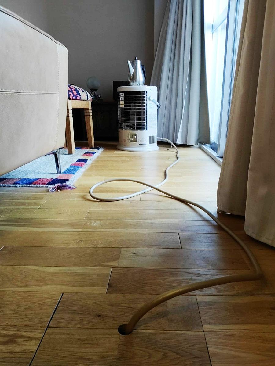 埼玉県所沢市小手指の売買物件/ガスストーブの栓があります