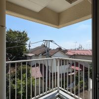 杉並区西荻南の賃貸物件/ベランダは狭めです　こまめに干しましょう