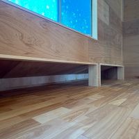 埼玉県比企郡嵐山町大字志賀の売買物件/2F：大工さんが空き部分に収納スペースを作ってくれました