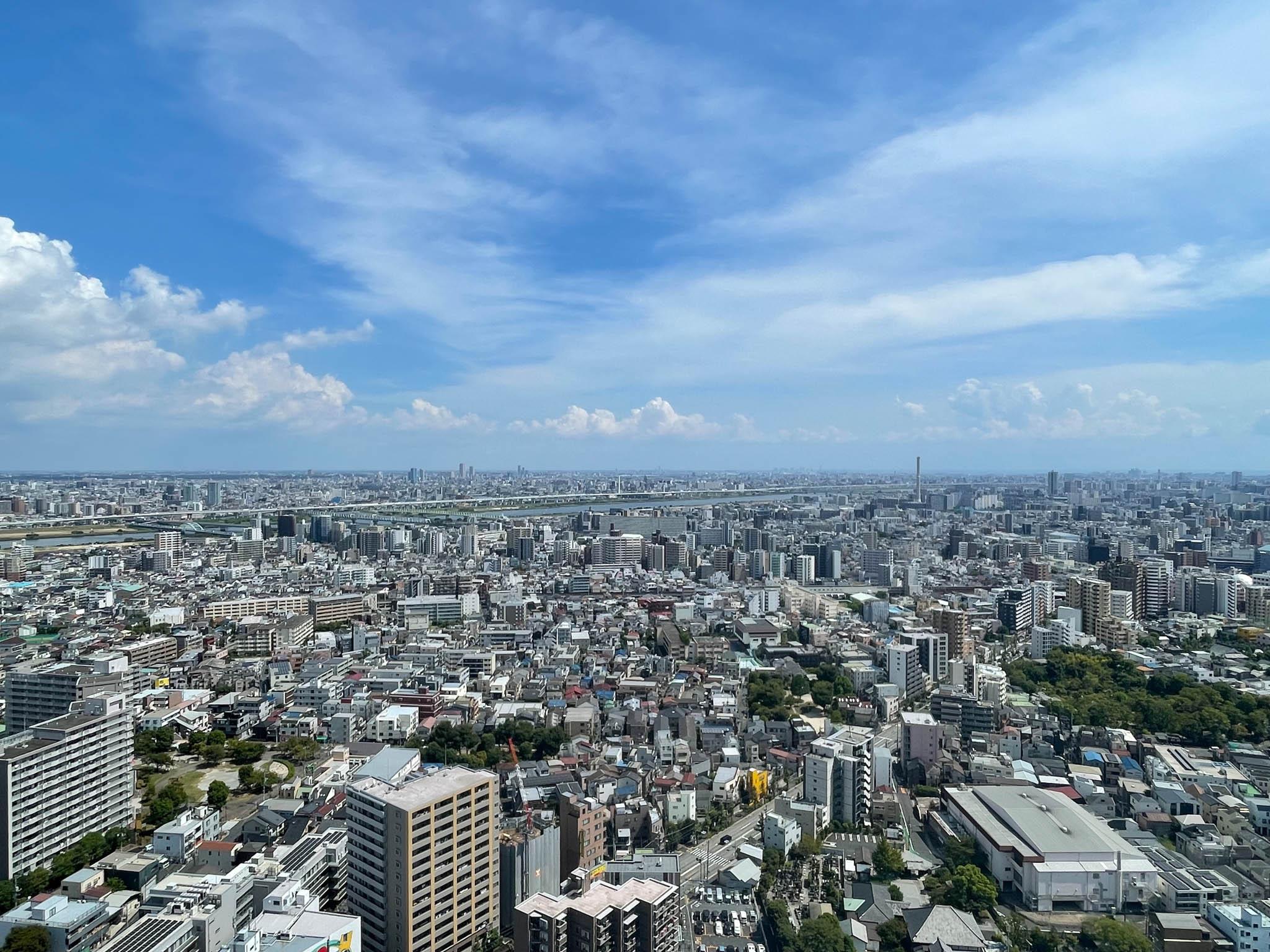 墨田区堤通の賃貸物件/33階から眺める、圧巻の景色。どこまで見えているのか分かりません